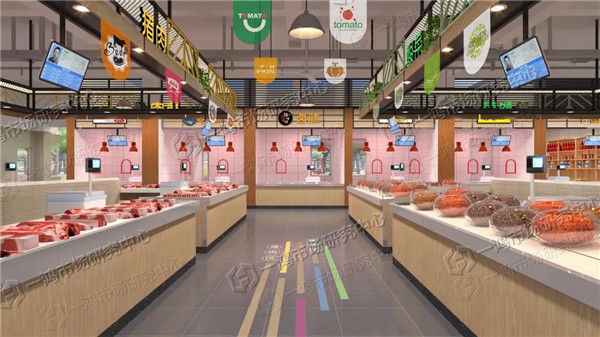 宁波马渚菜市场效果图设计— 杭州一鸿市场研究中心