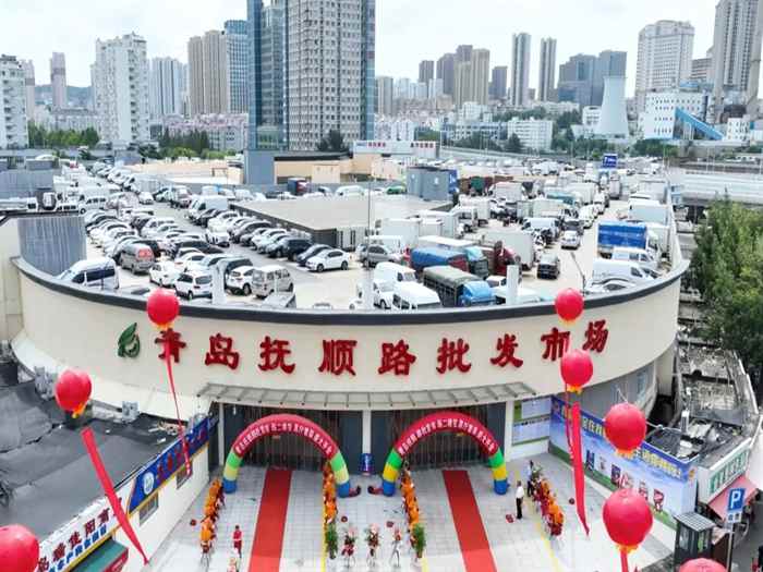 山东青岛抚顺路批发市场-杭州一鸿农贸市场设计院