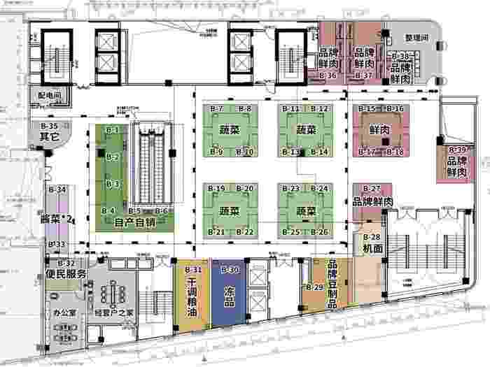 农贸市场设计--杭州一鸿农贸市场设计院